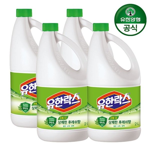 유한락스 후레쉬 2L 4개