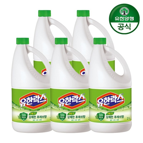 유한락스 후레쉬 2L 5개