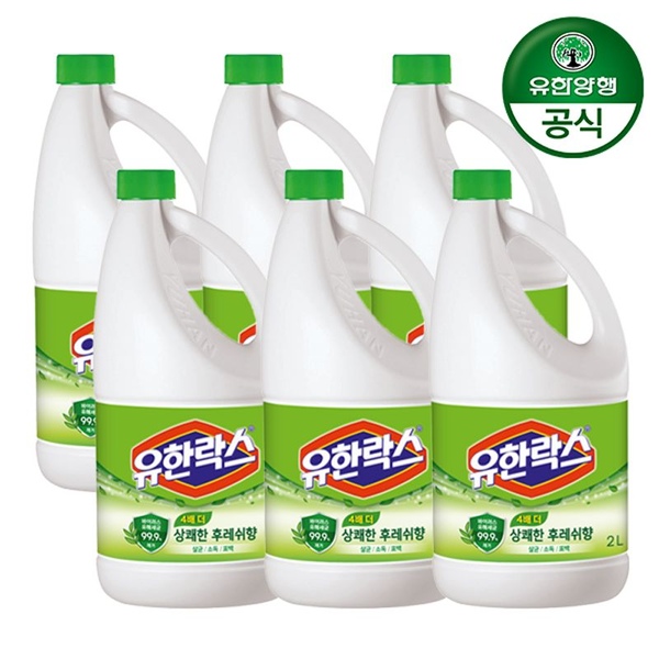 유한락스 후레쉬 2L 6개