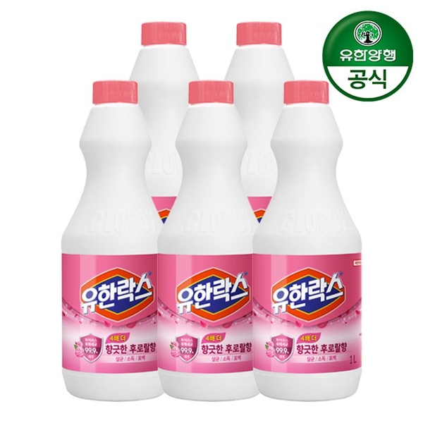 유한락스 후로랄 1L 5개