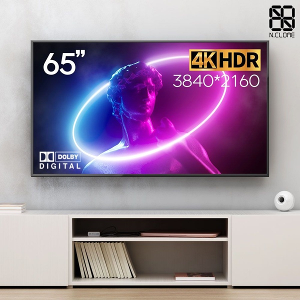 NCL6500S 165cm 4K UHD TV 슬림베젤 돌비 HDR 티비 대형