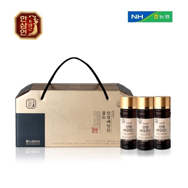 홍삼 산삼배양근 골드 100mlx10병 선물세트