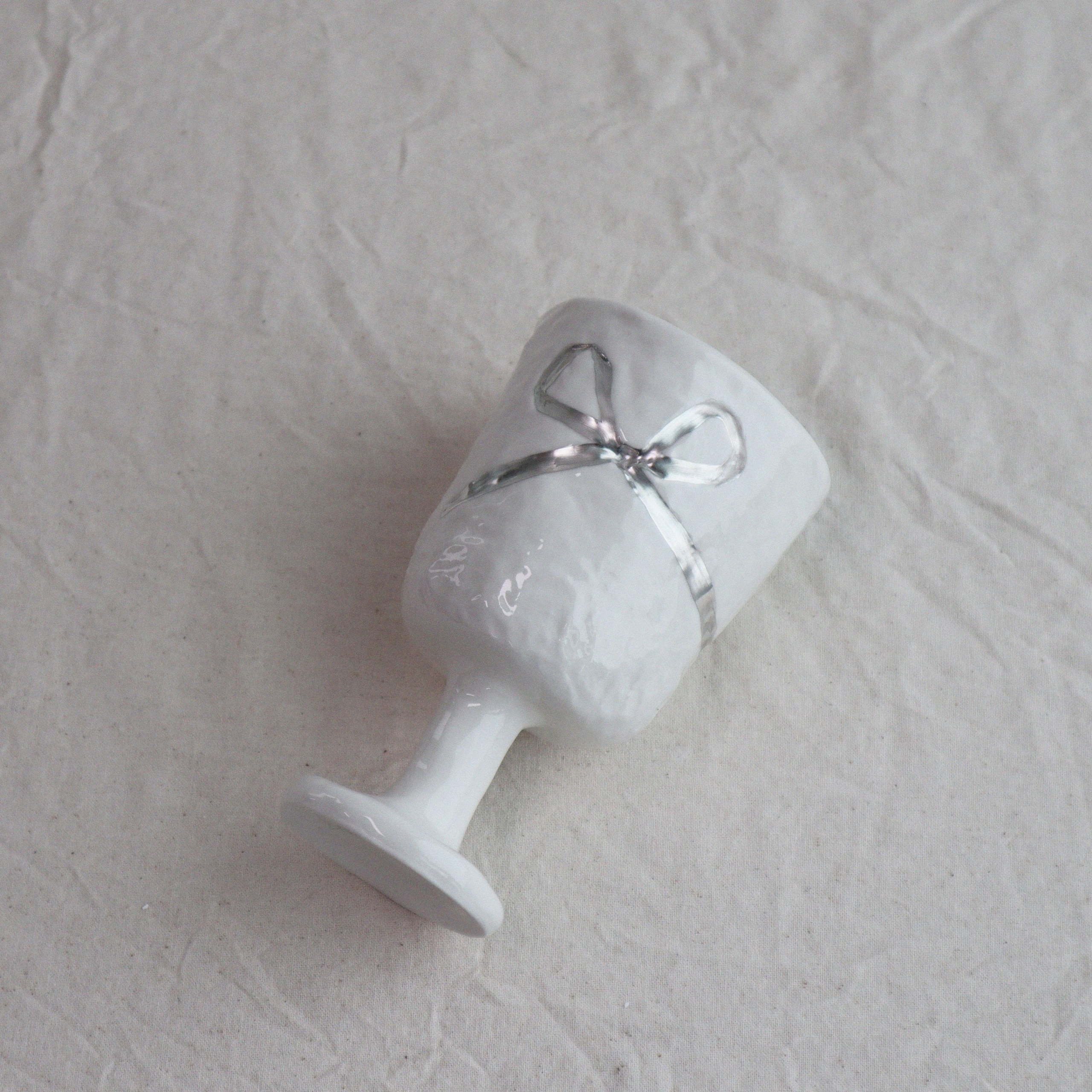 Tweed ribbon goblet silver 가격 추이 studio samool Tweed ribbon goblet silver - 최저가 33,060원
