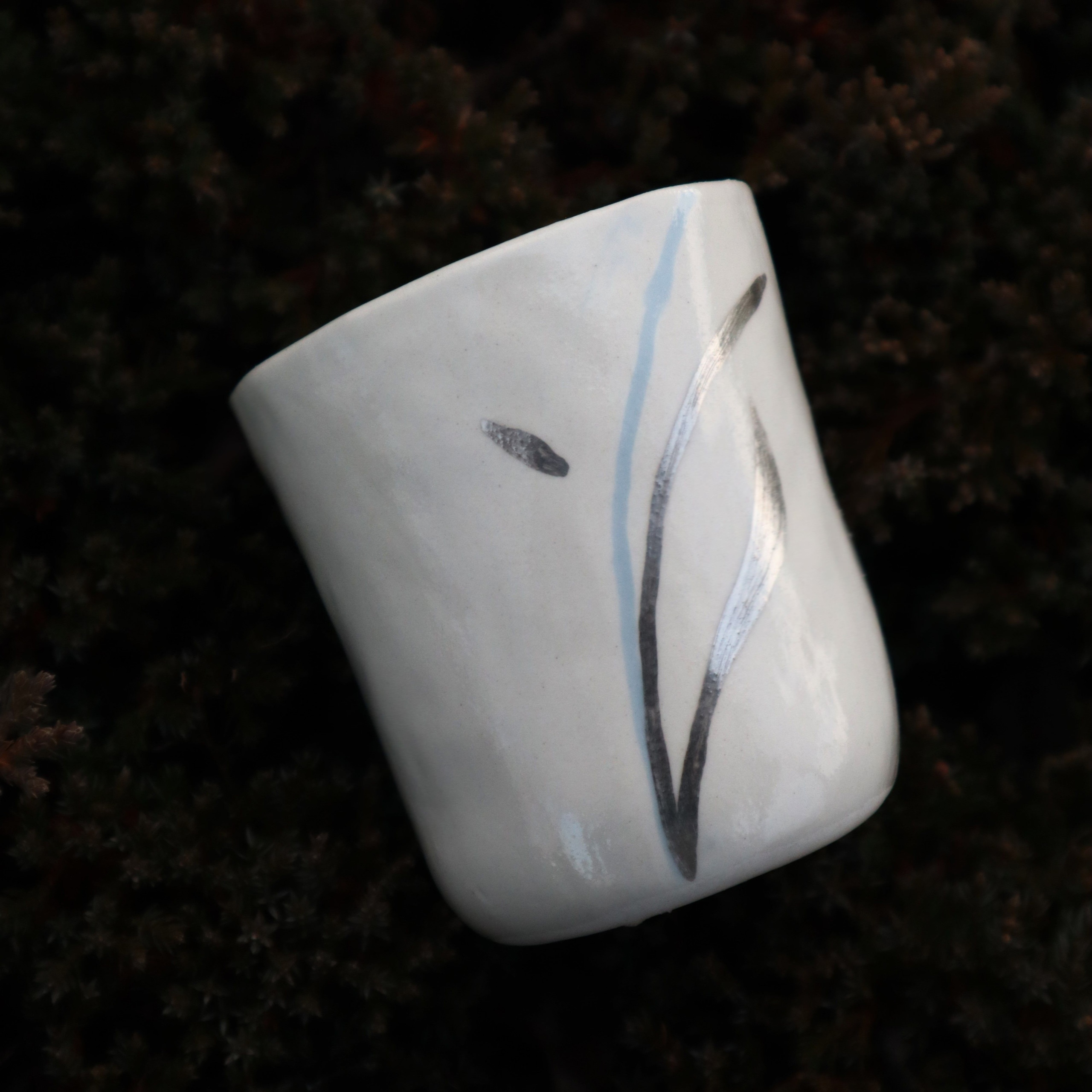 studio samool Silver-grass teacup