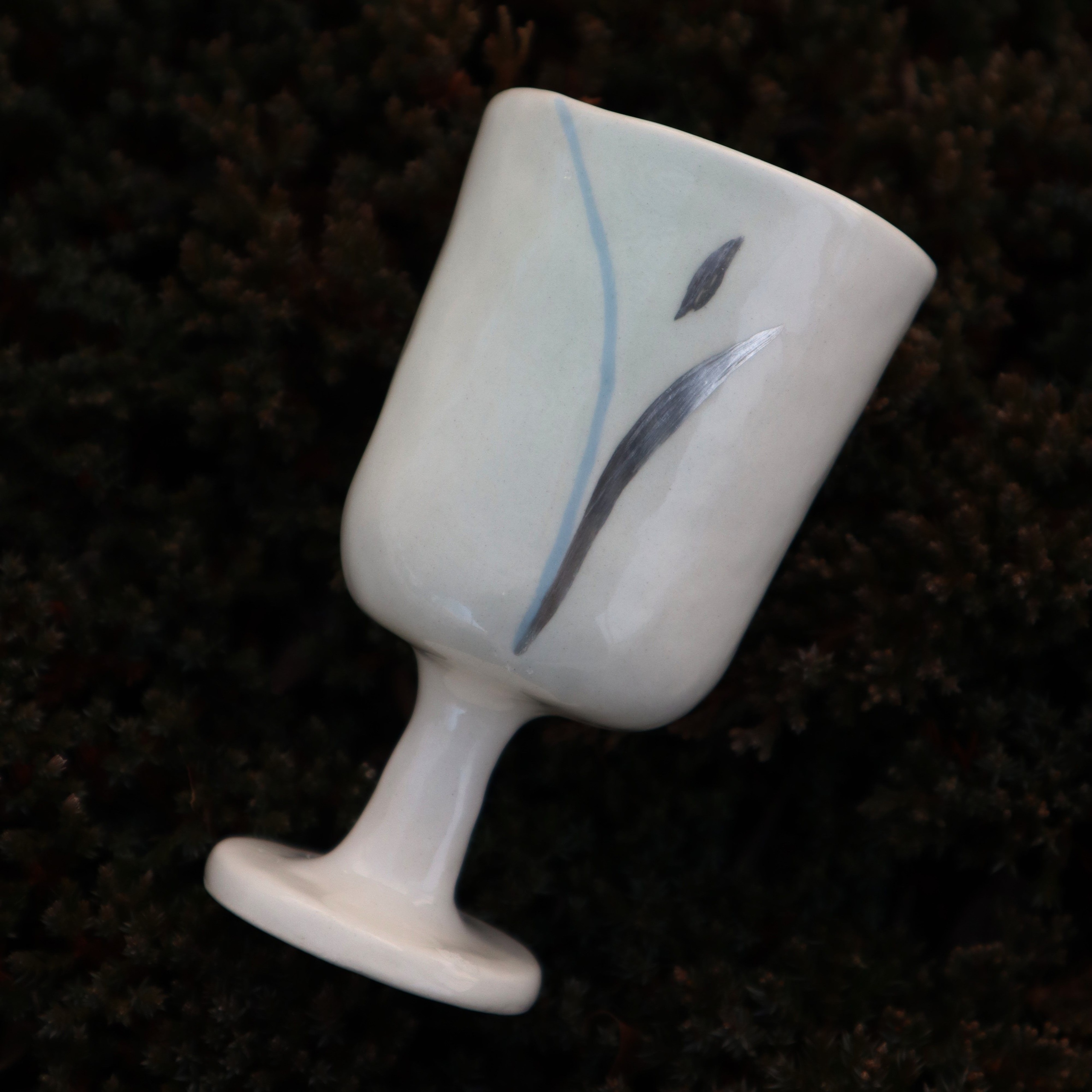 studio samool Silver-grass goblet