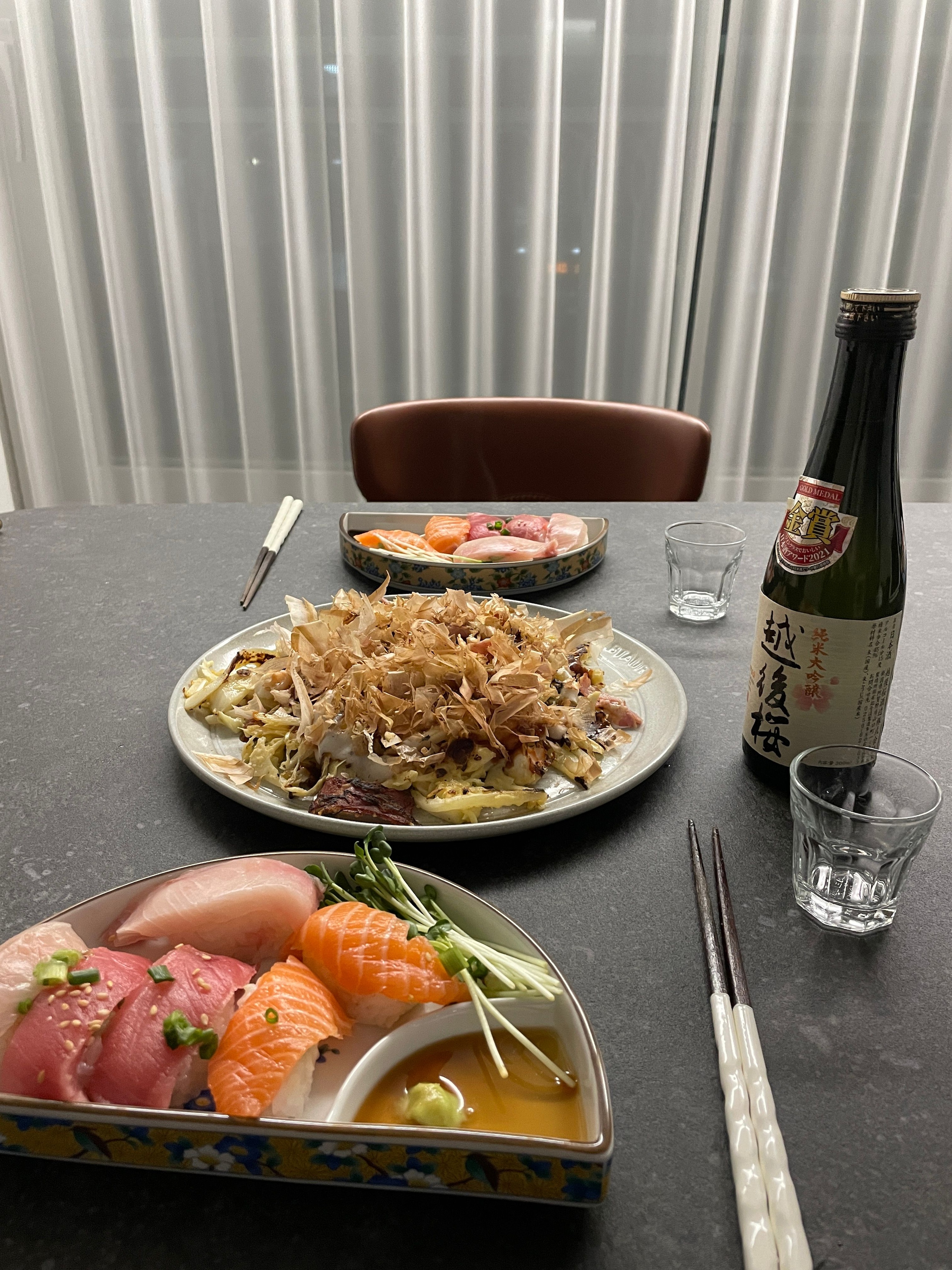 Semi-Circle Divided Sushi Plate Set (2-Piece) user photo