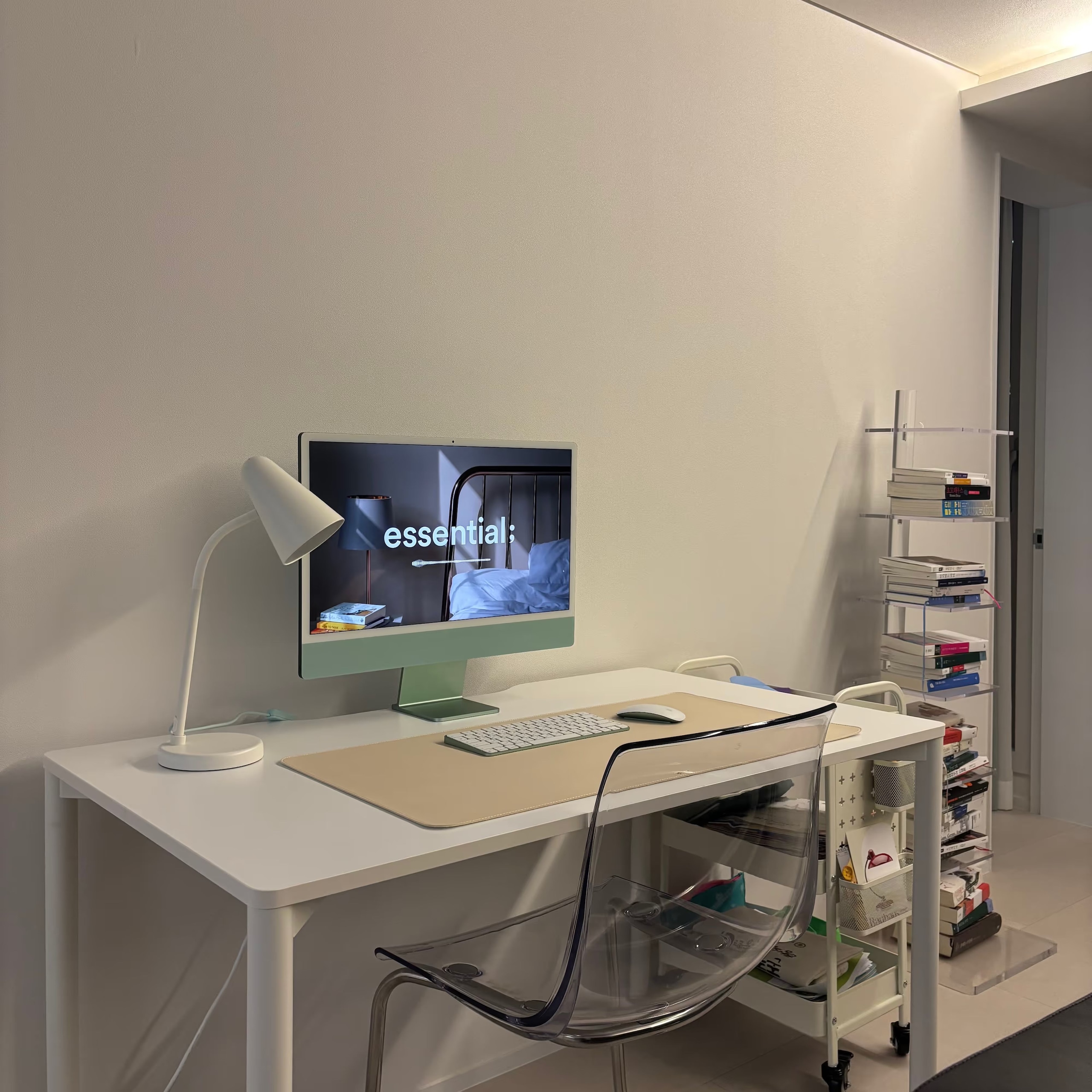 Kinsley Pegboard Utility Trolley Cart user photo