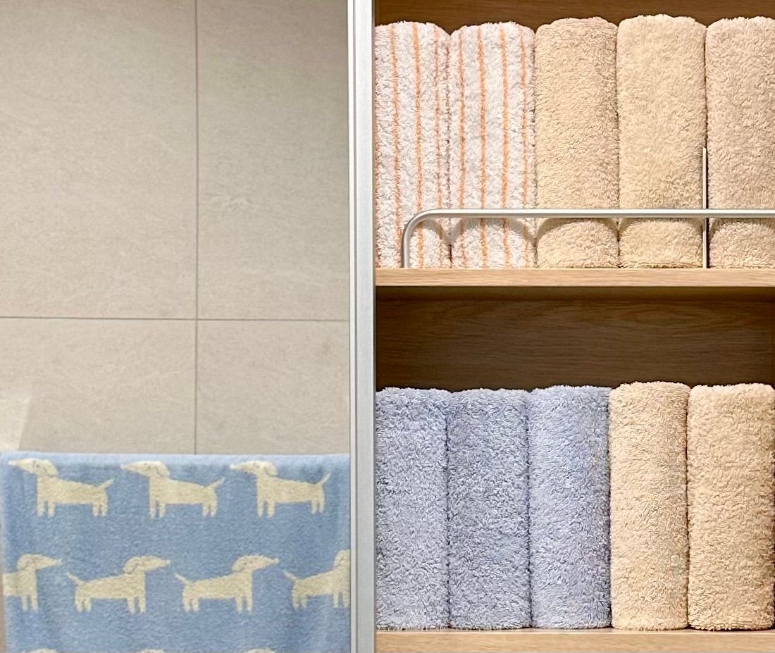 Swimming Dog Bath Towel user photo