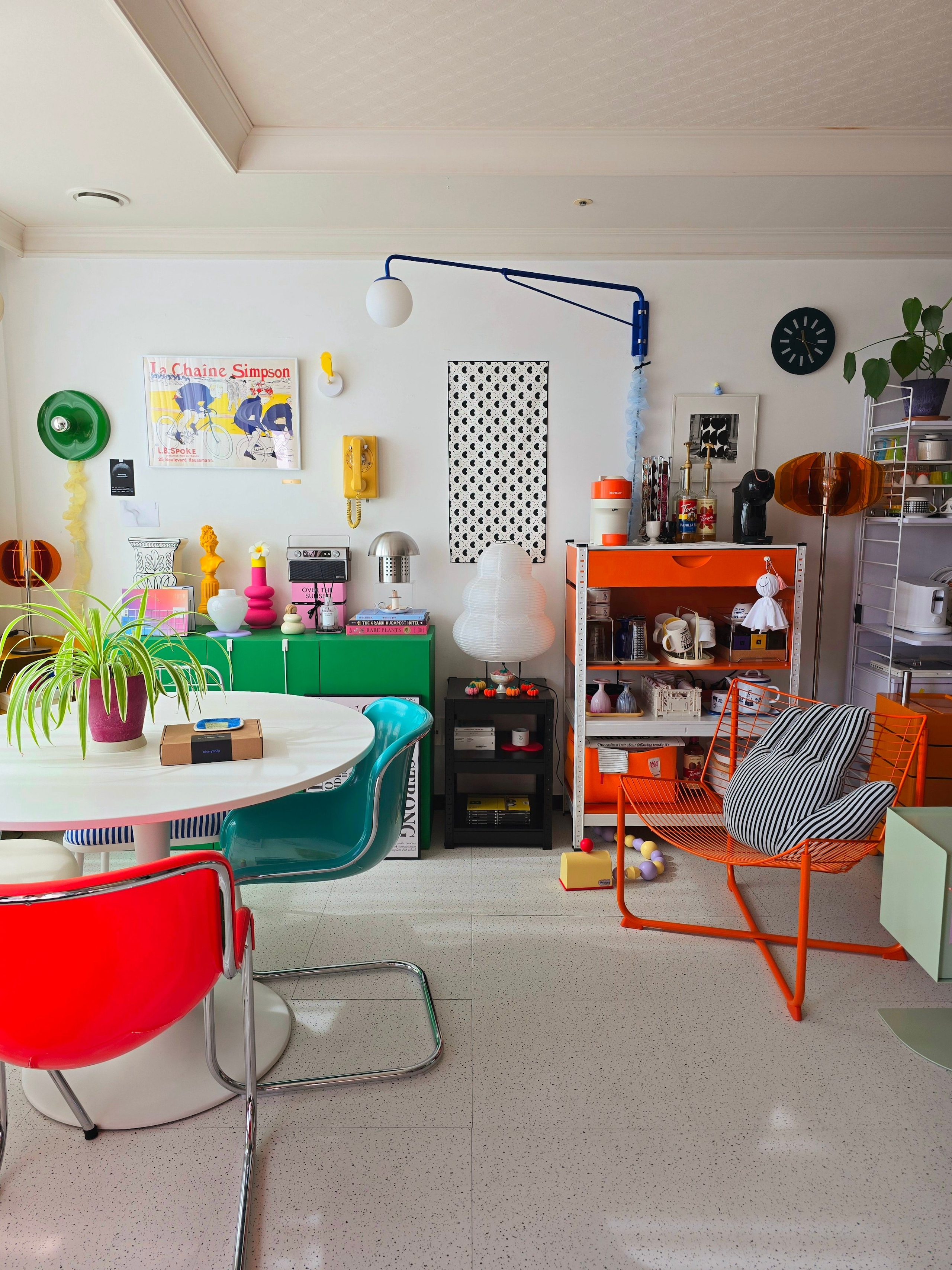 wvym スチール ラック 3段 80cm［5色］ イエロー ブラック オレンジ