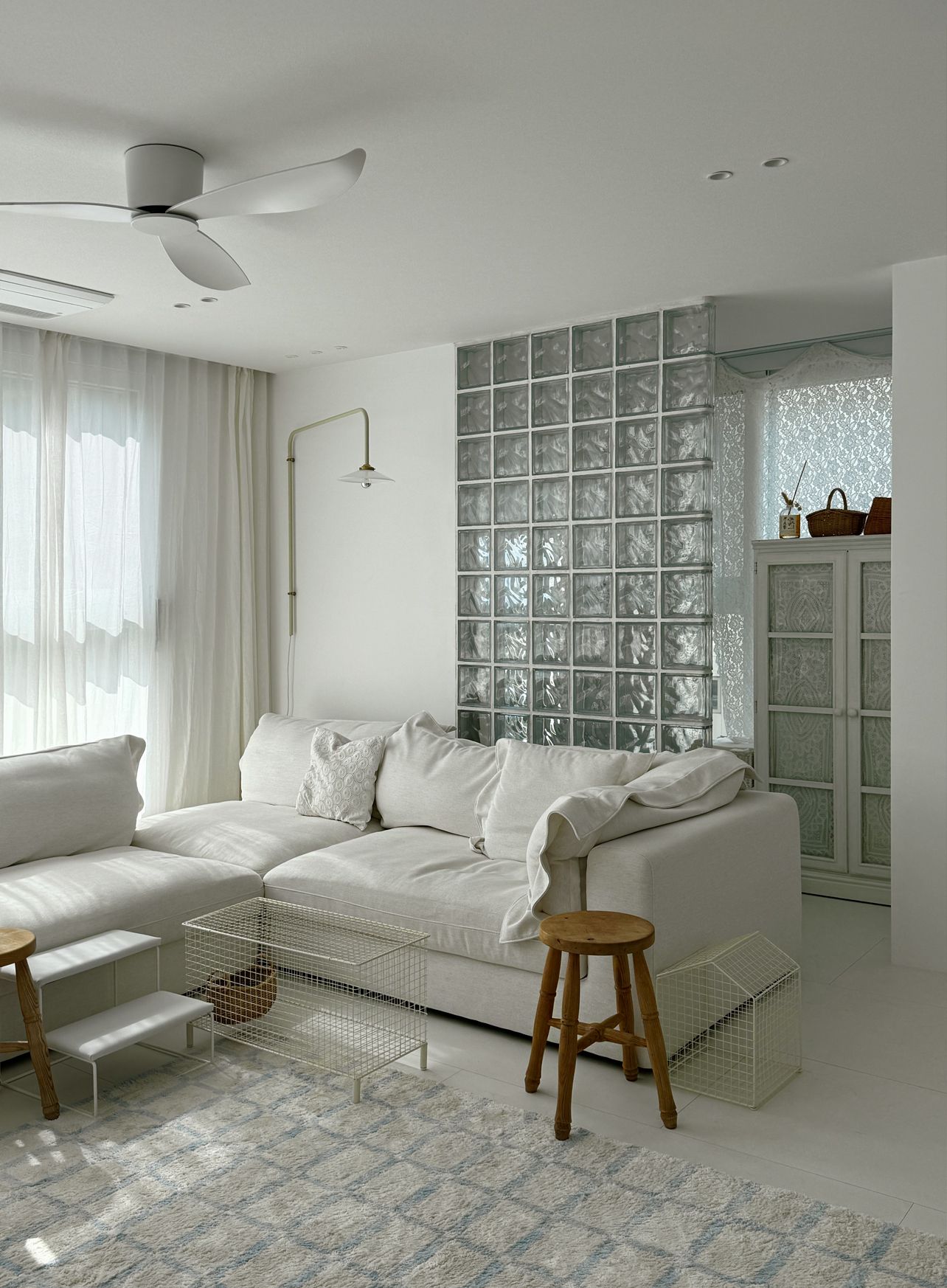 ACID LOW ポスター フレーム付き Glass Block Wave Type 42x118.9cm［8