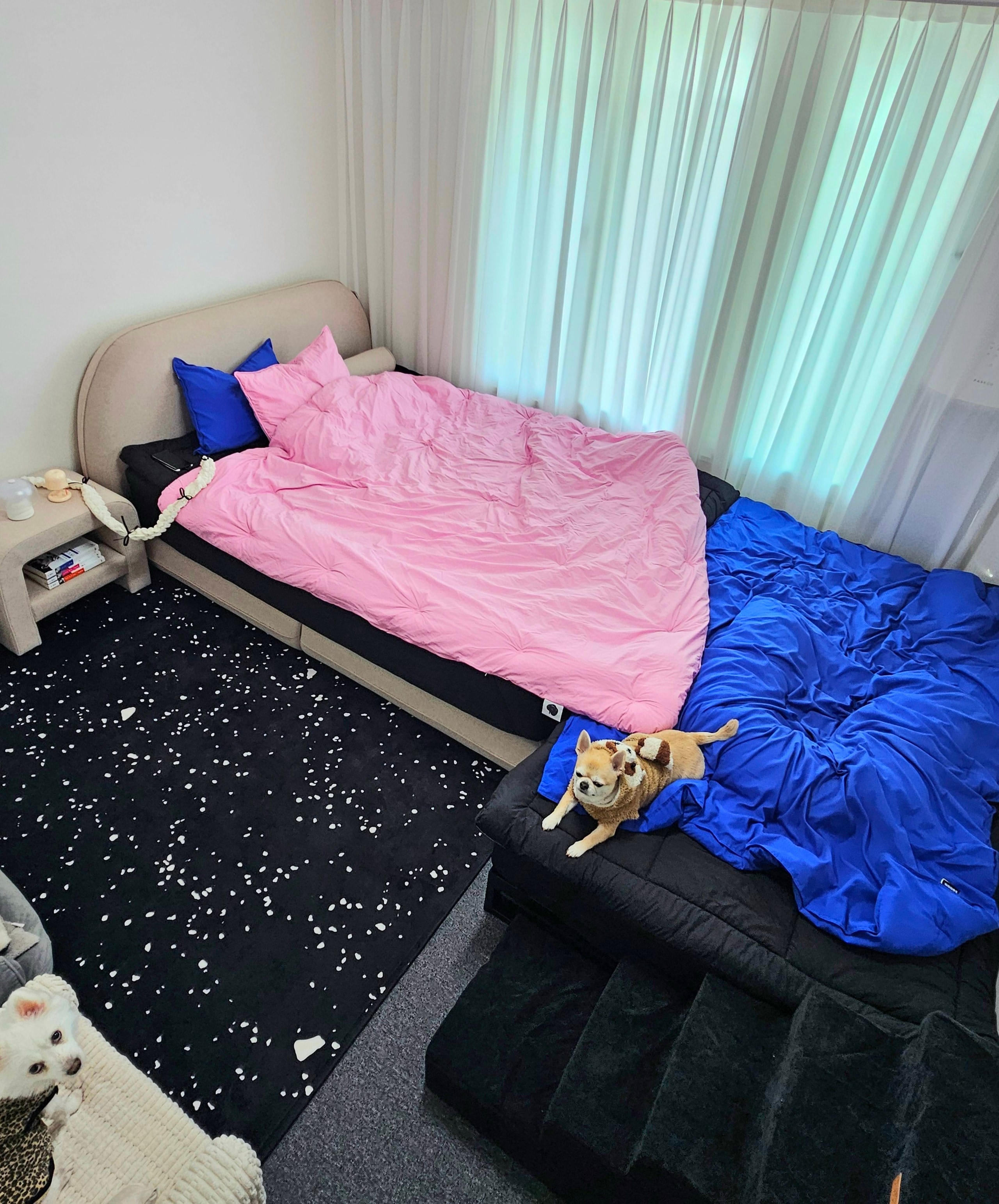 Black Terrazzo Microfiber Rug user photo