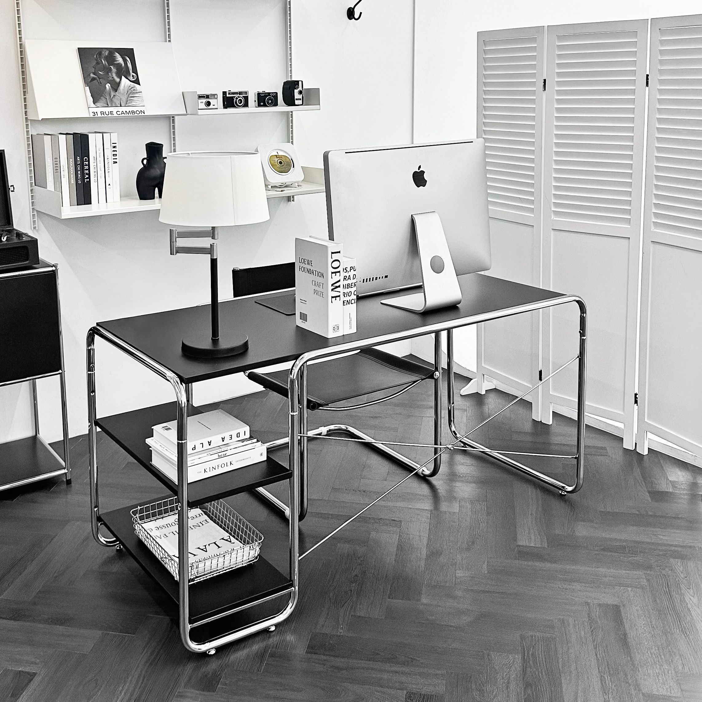 ◆未使用◆PLUS スクエア　テーブル2020年製　ミッドセンチュリー　モダン LIVING HIP SOCIAL ミッドセンチュリーモダン デスク A 120㎝［2色