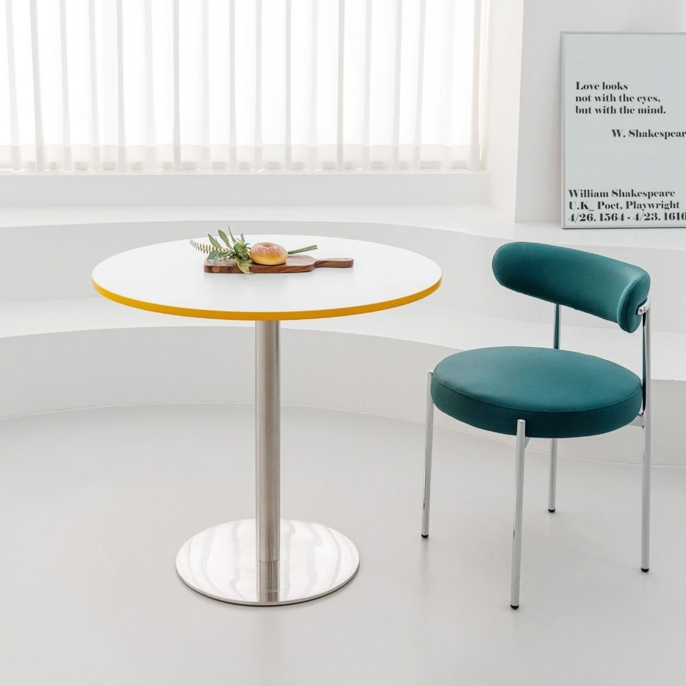GMFURNITURE SPINEL ラウンドテーブル［5色・3サイズ］ シルバー