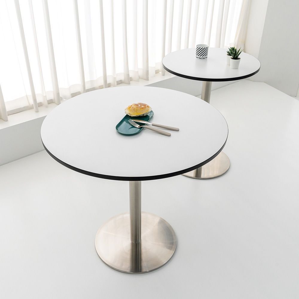 GMFURNITURE SPINEL ラウンドテーブル［5色・3サイズ］ シルバー