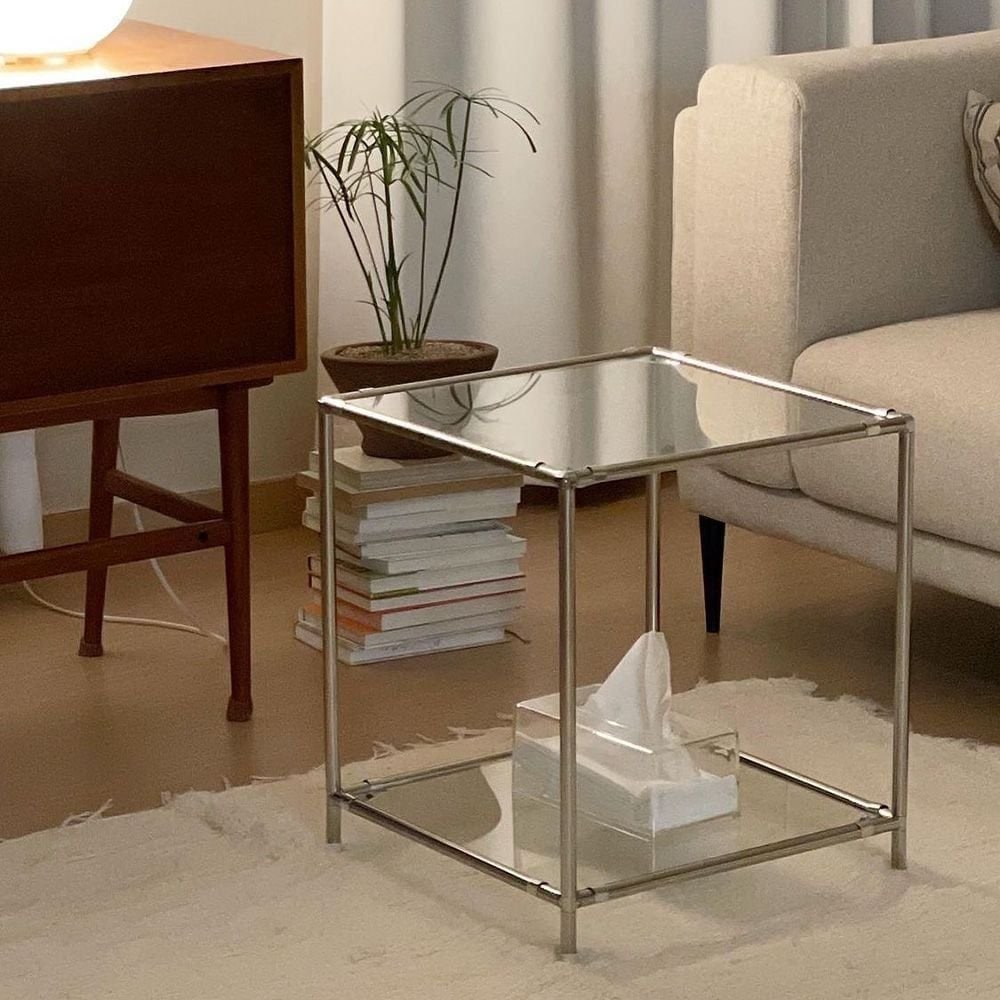 Stainless Module Cube サイドテーブル| Ohouse(オーハウス)家具