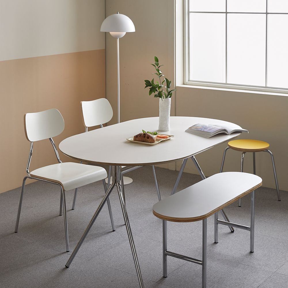 【8/19終了】半楕円 ダイニングテーブル ホワイト 100×60×72 韓国 8/19終了】半楕円 ダイニングテーブル ホワイト 100×60×72 韓国