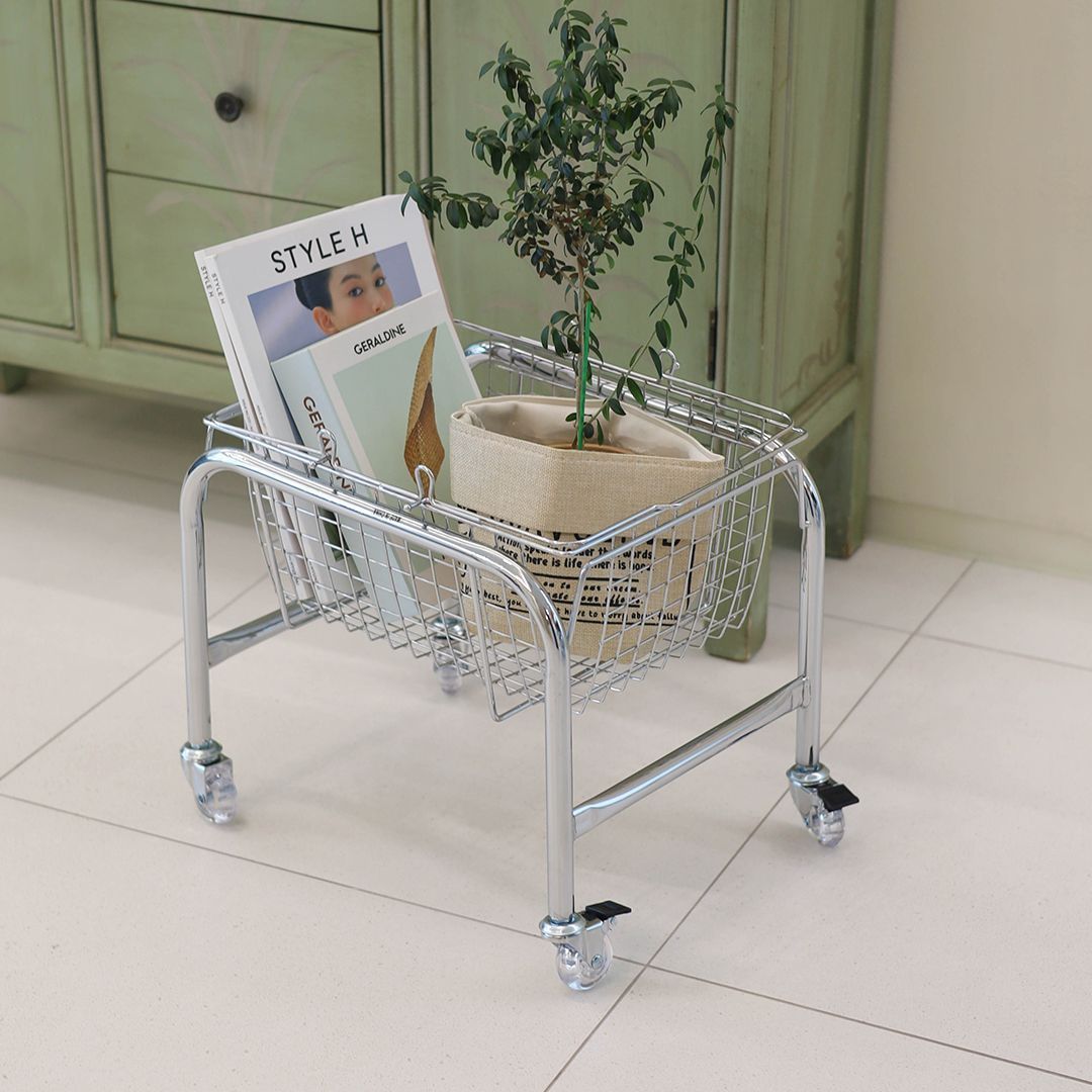 ADUNG PLAYGROUND MIDCENTURY キャスター付きワゴン ステンレス