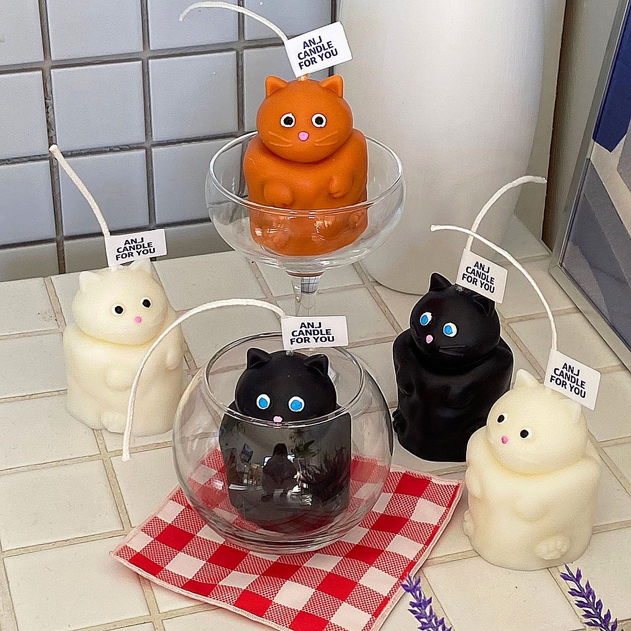 AN.J SHOP ミニ ベア キャンドル | お香・フレグランス | Ohouse