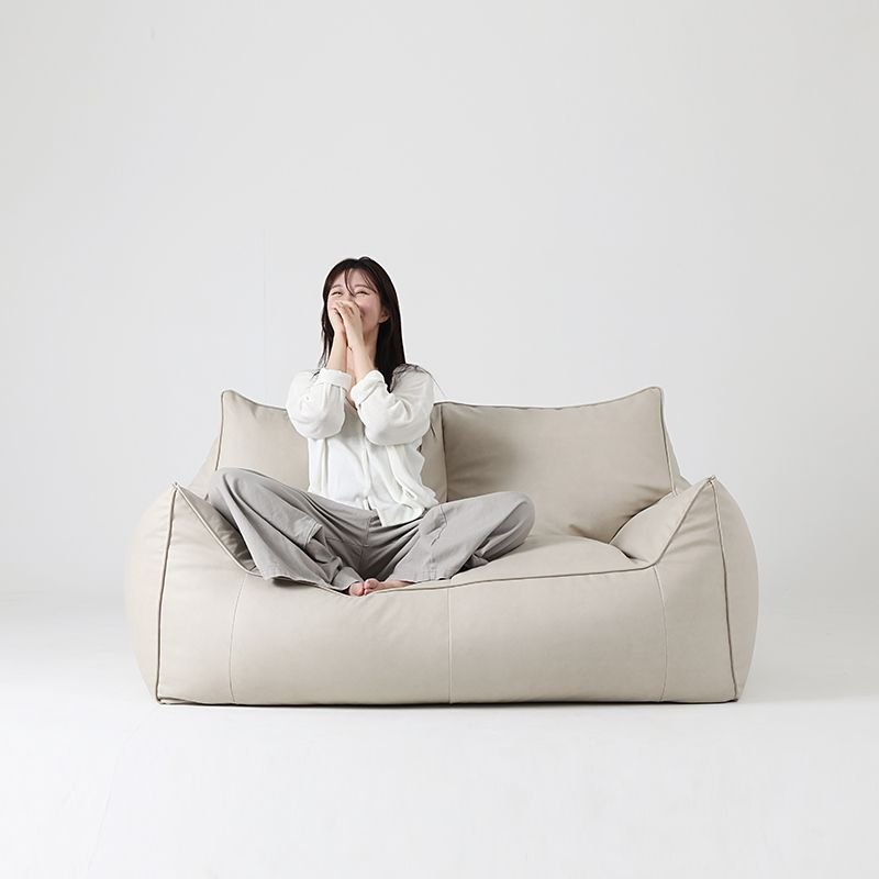 Flasier TOM ビーズクッション 2人掛けソファ［3色］ ベージュ