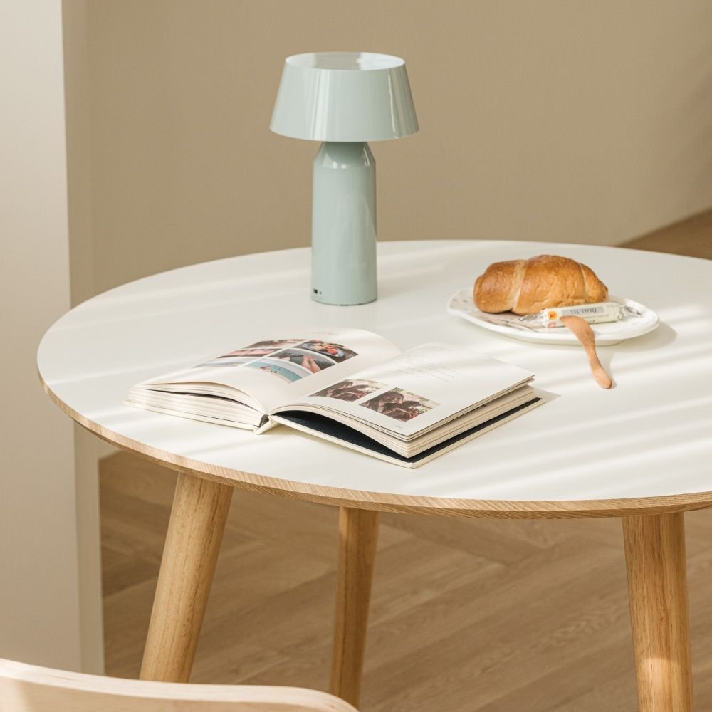 woodray ソノ ホワイト ダイニングテーブル［2サイズ］ ベージュ