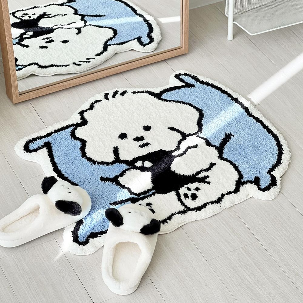 LUXIAI ビションの週末 タフティング マット 75x60cm | マット | Ohouse
