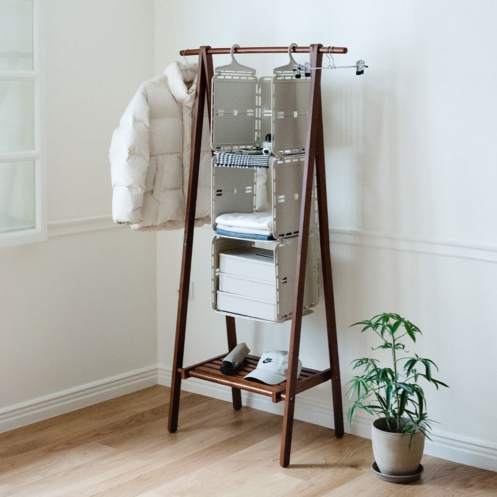 スチール ハンガーラック 2段 80cm［5色］| Ohouse(オーハウス)家具