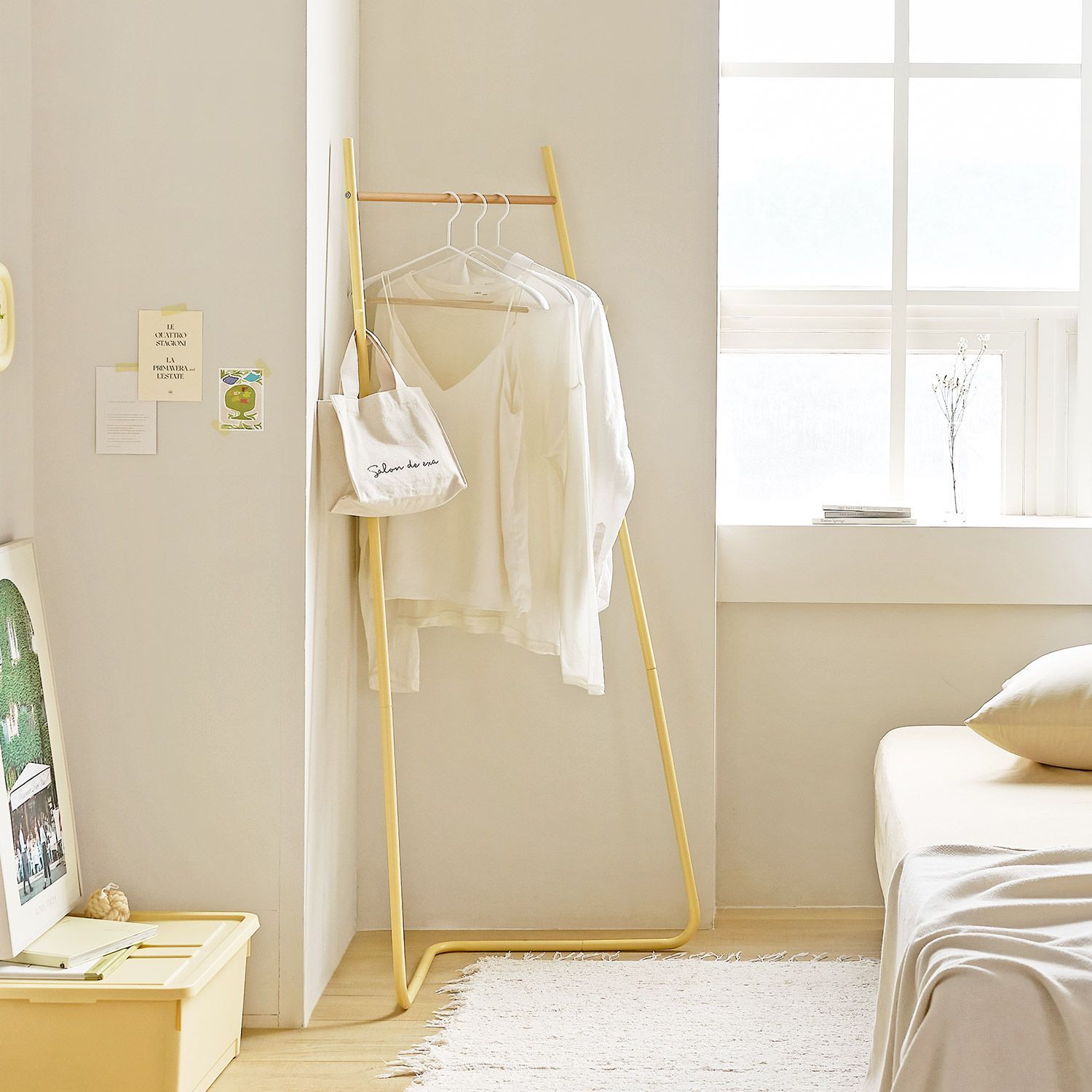 ROOM&HOME NORDIC コーナー ハンガーラック［2色］ イエロー ホワイト