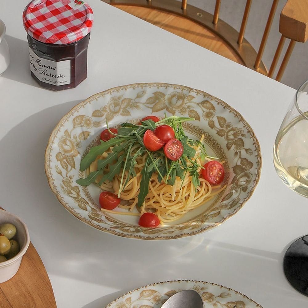 ROYAL COPENHAGEN ブロムスト ディーププレート ローズ 24cm | 食器